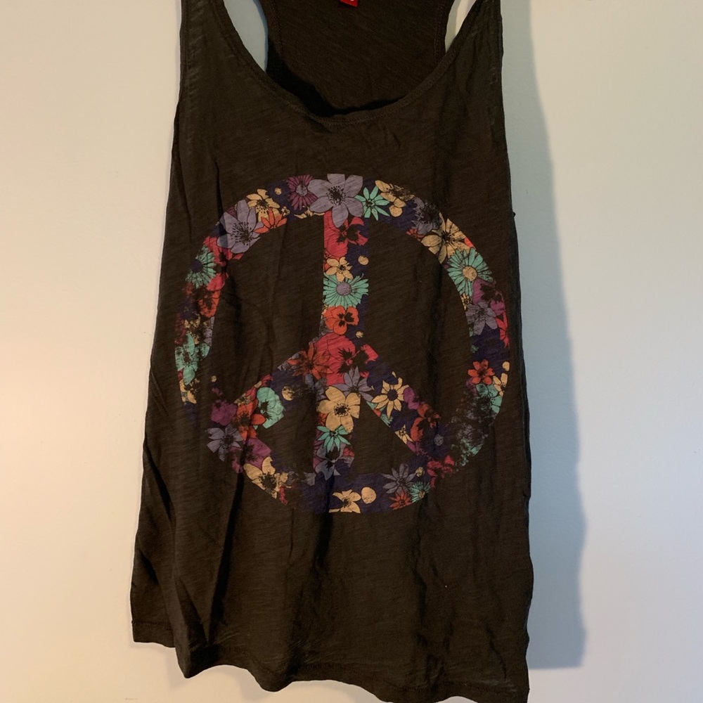 H&M Gray Peace Tank
